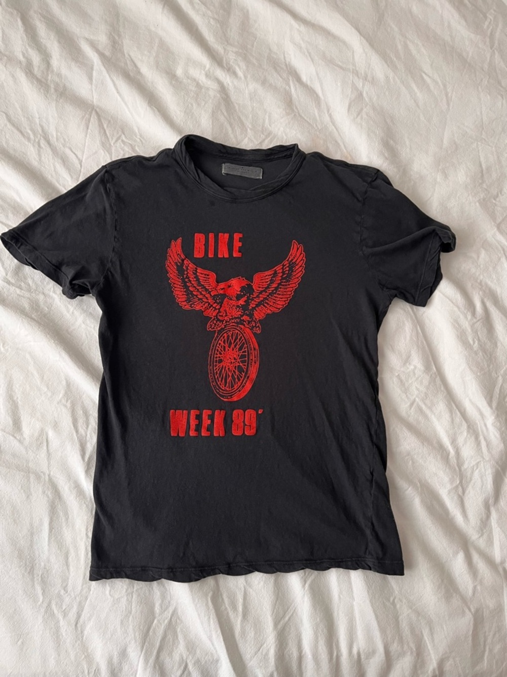 Imogene + Willie bike week black short sleeve cotton tee xxs